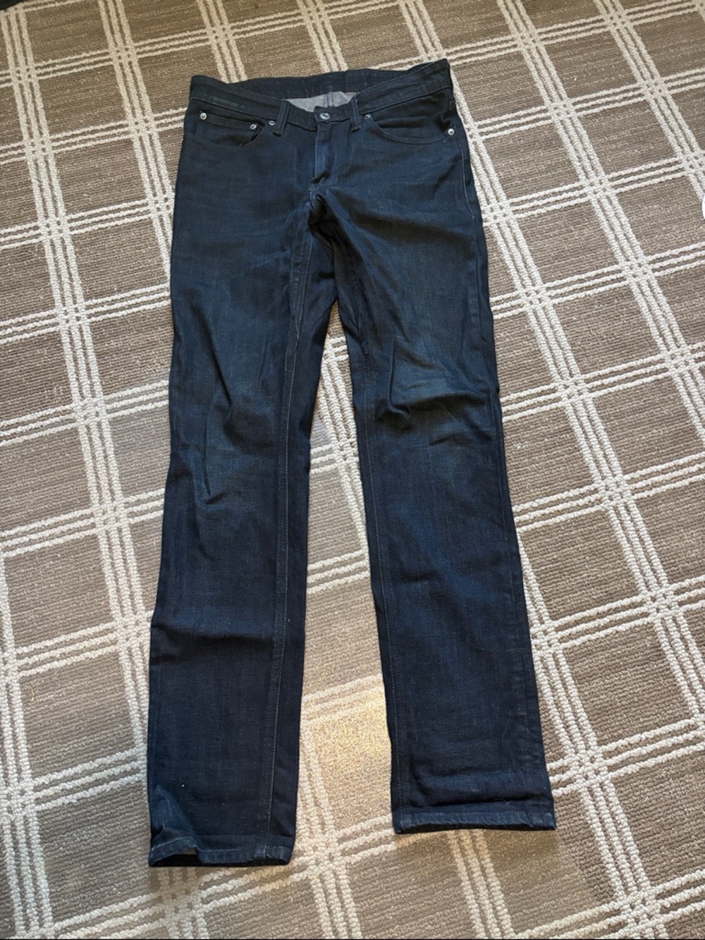 Men's Levi Strauss Dark Blue Straight-Leg Jeans 511 w32 L34